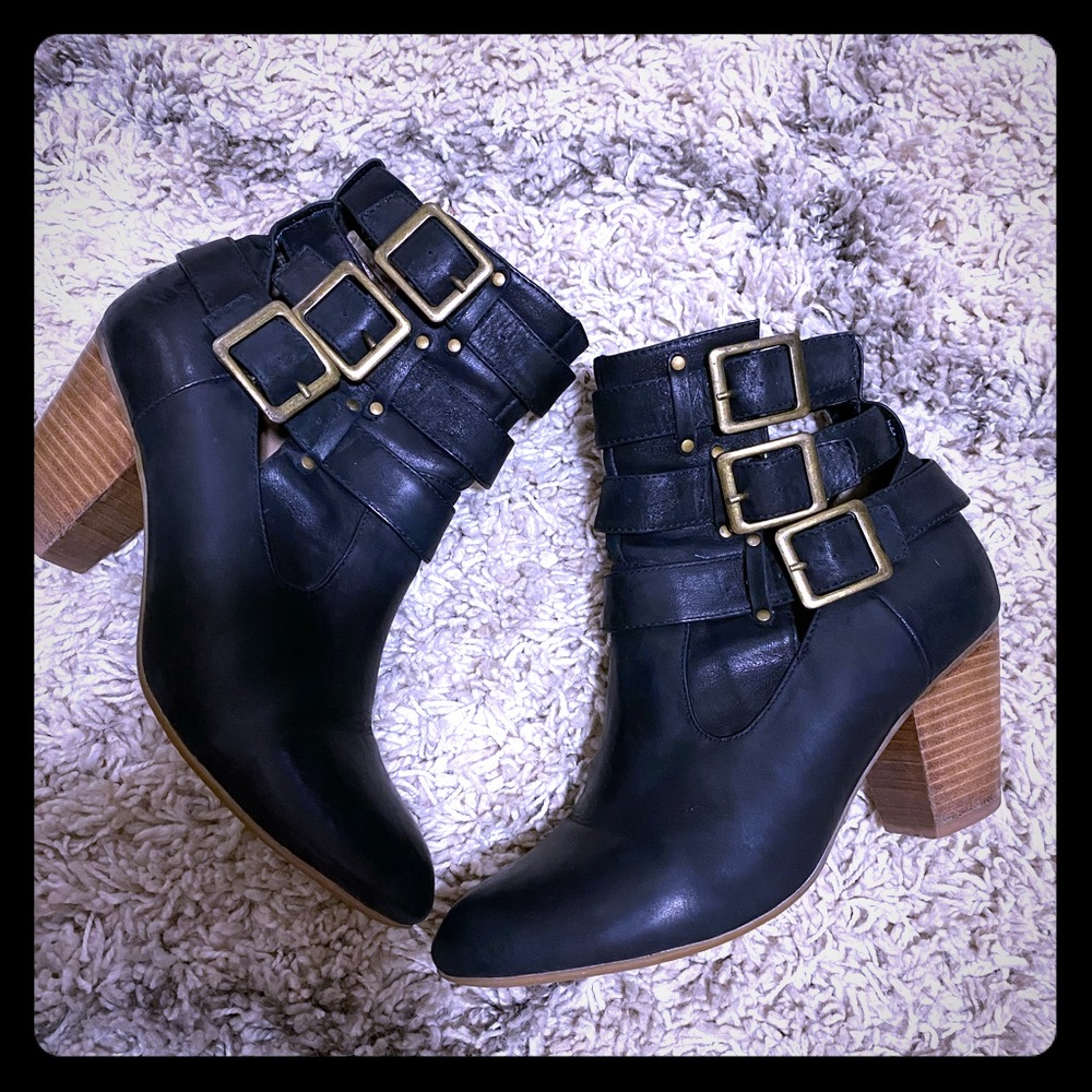 Miz Mooz Short Buckle Booties